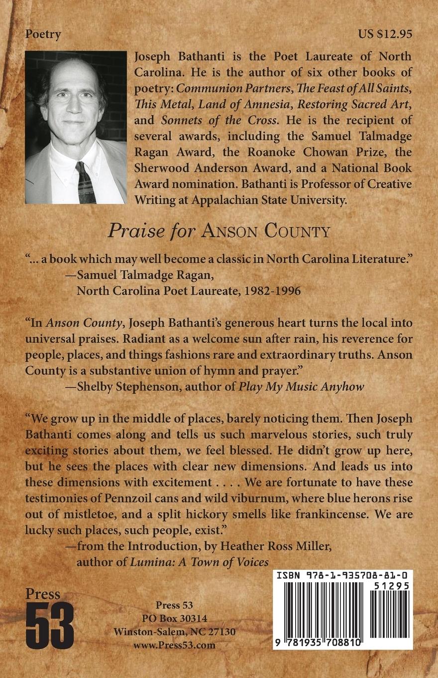 Rückseitencover Anson County