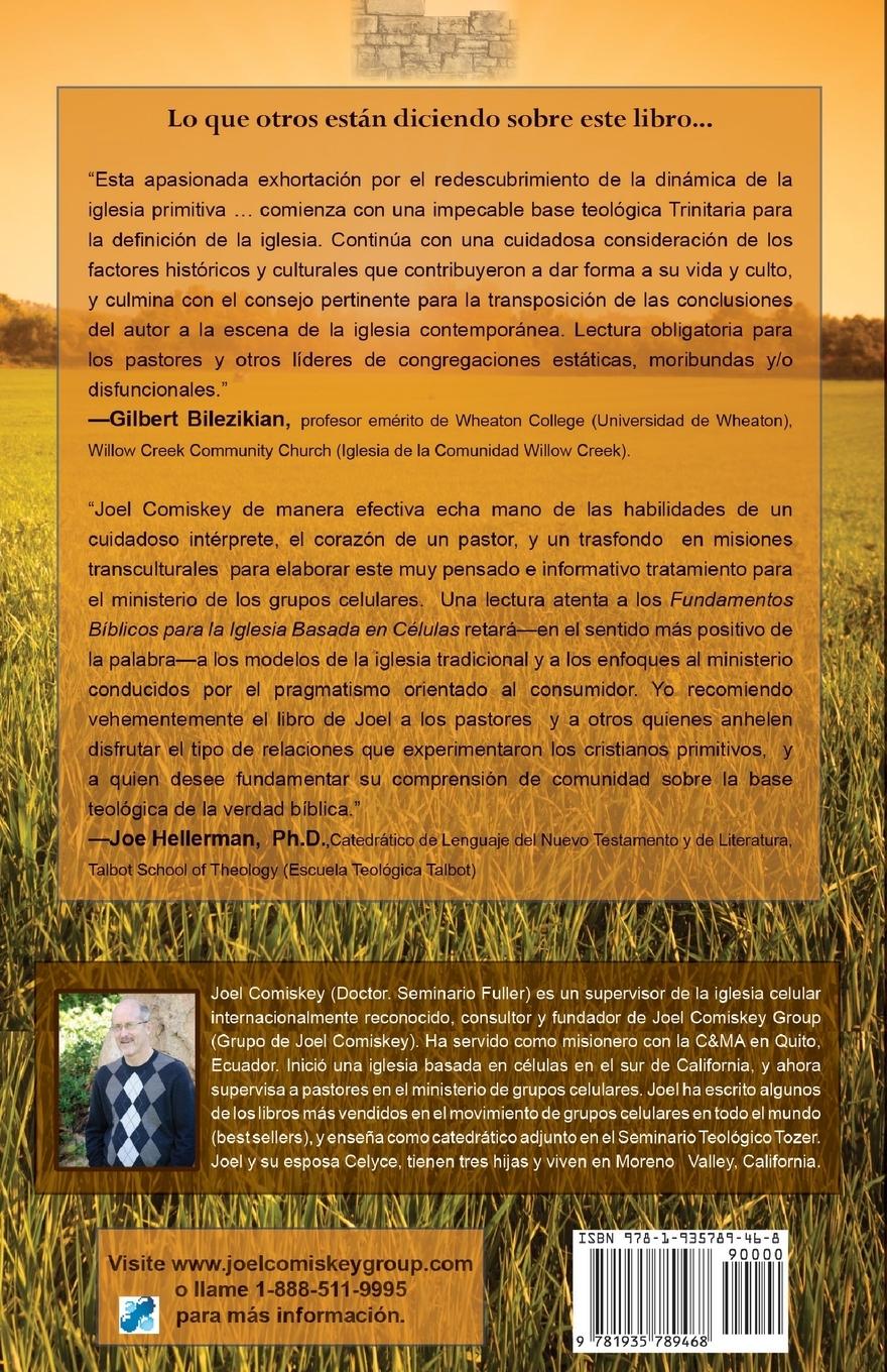 Rückseitencover Fundamentos Bíblicos para la Iglesia Basada en Células