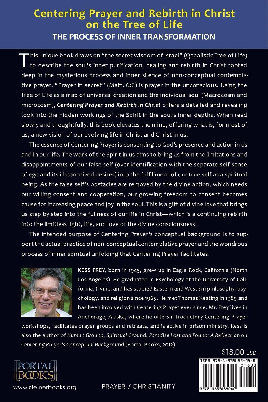 Rückseitencover Centering Prayer and Rebirth in Christ on the Tree of Life