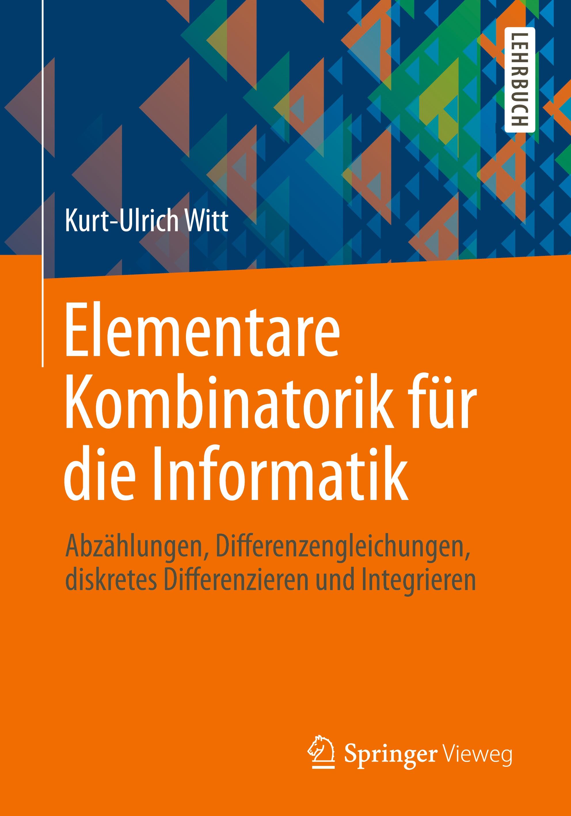 Vorderes Coverbild Elementare Kombinatorik für die Informatik