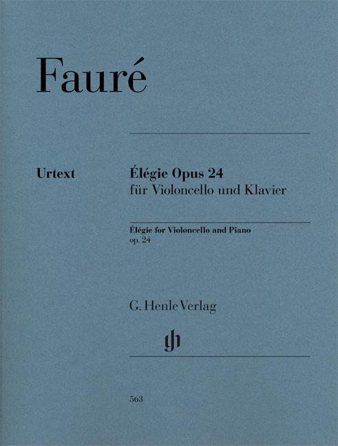 Vorderes Coverbild Élégie Opus 24 für Violoncello und Klavier