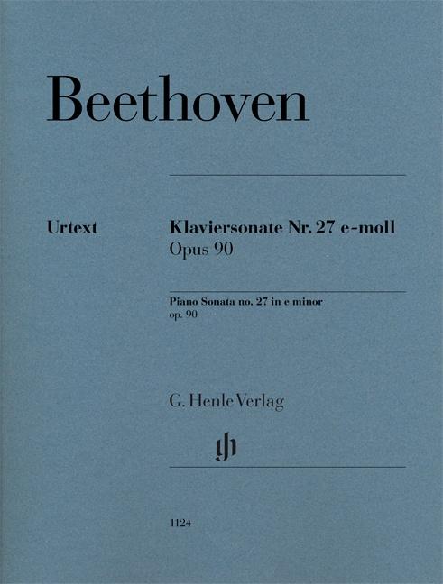 Vorderes Coverbild Klaviersonate Nr. 27 e-moll Opus 90