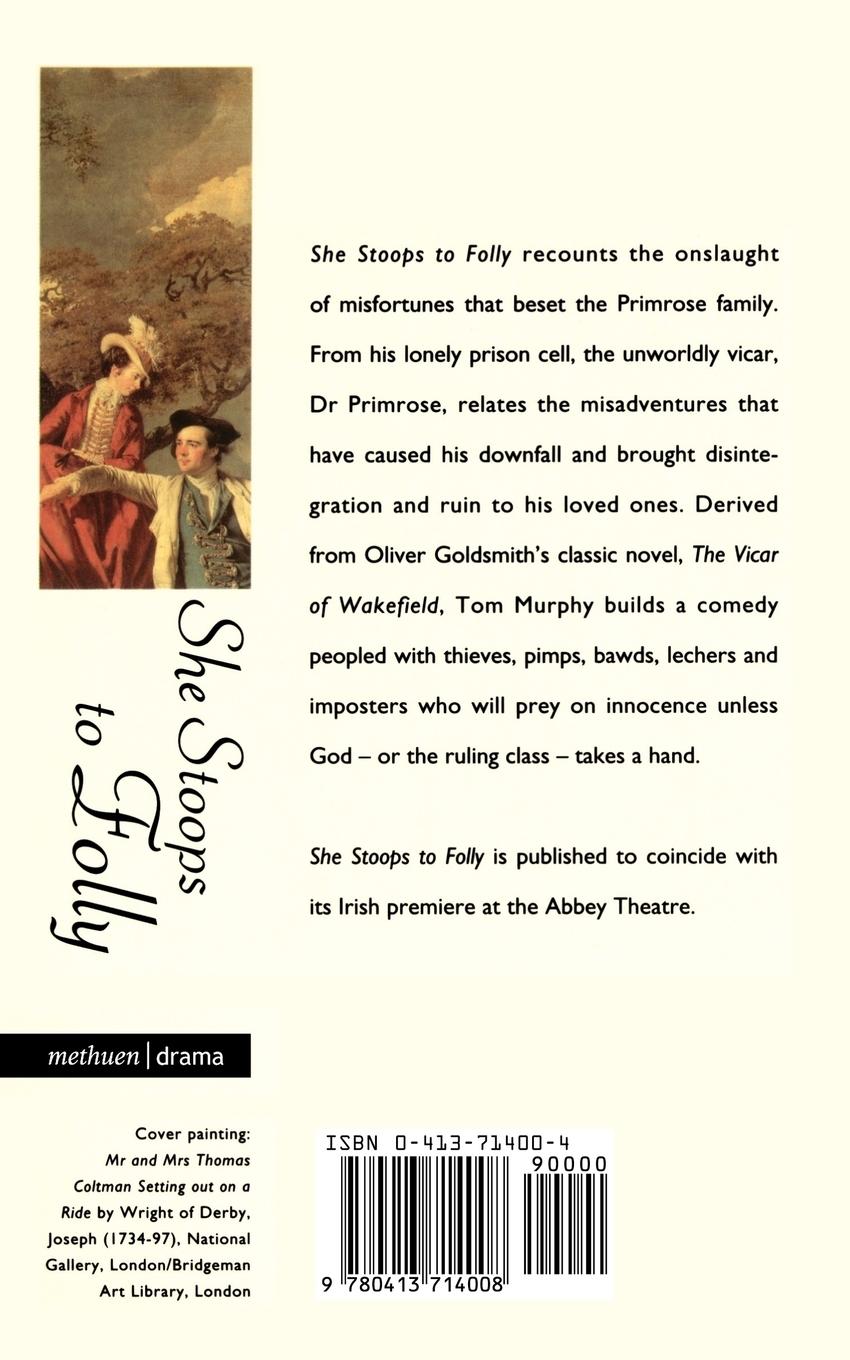Rückseitencover She Stoops to Folly
