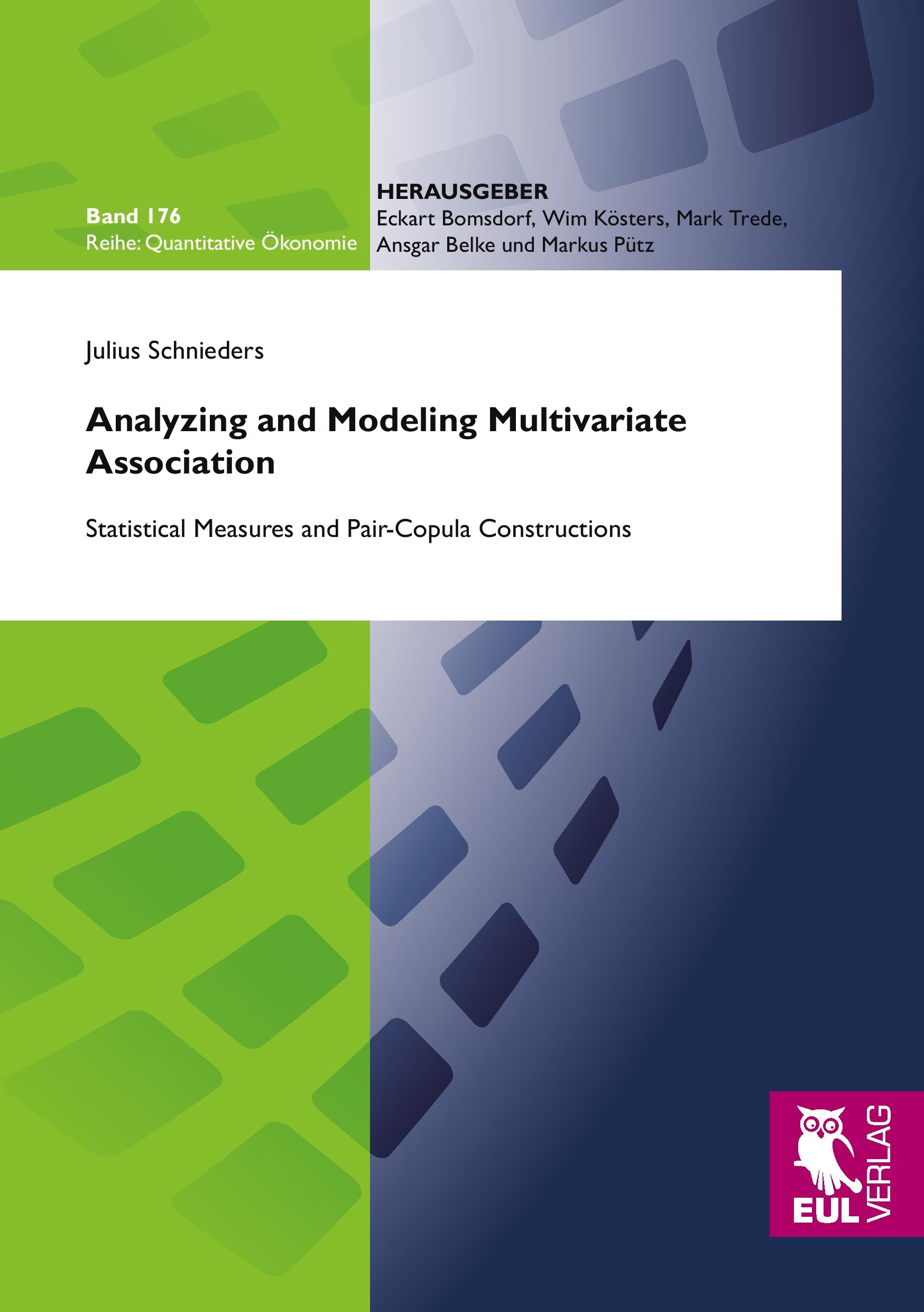 Vorderes Coverbild Analyzing and Modeling Multivariate Association