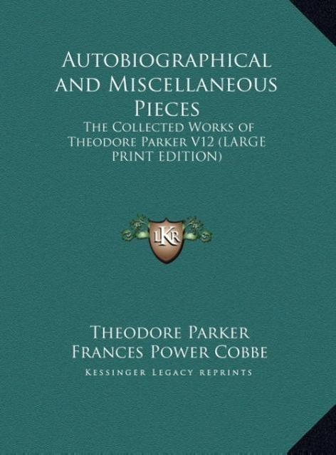 Vorderes Coverbild Autobiographical and Miscellaneous Pieces