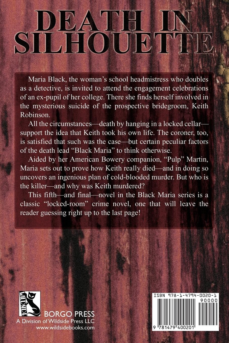 Rückseitencover Death in Silhouette