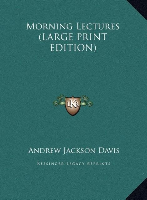 Vorderes Coverbild Morning Lectures (LARGE PRINT EDITION)