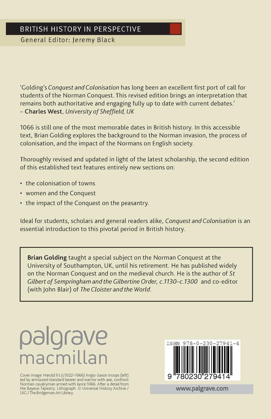 Rückseitencover Conquest and Colonisation