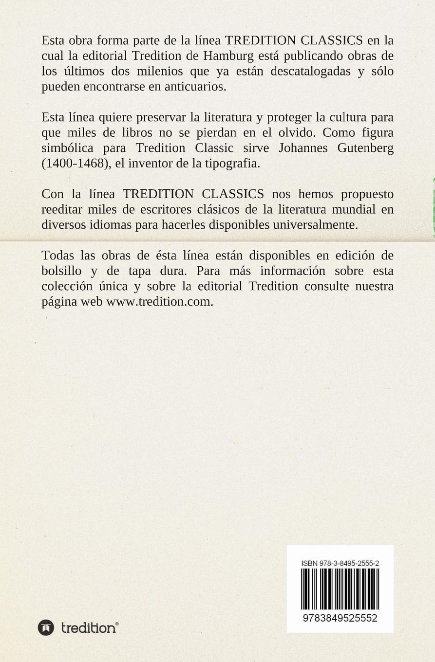 Rückseitencover Histoire d'un ruisseau. Spanish