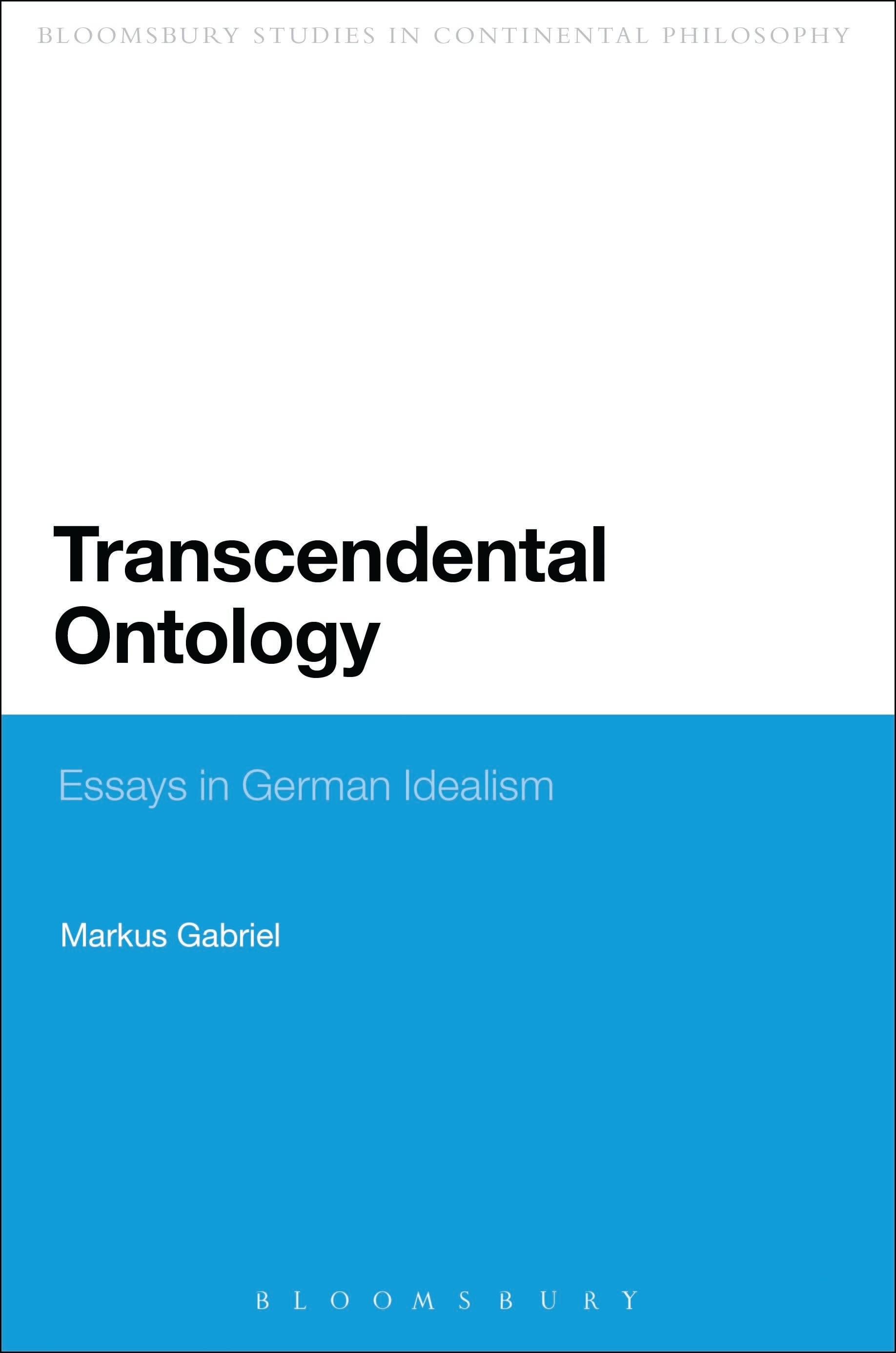 Vorderes Coverbild Transcendental Ontology