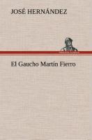 Vorderes Coverbild El Gaucho Martín Fierro