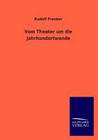 Vorderes Coverbild Vom Theater um die Jahrhundertwende