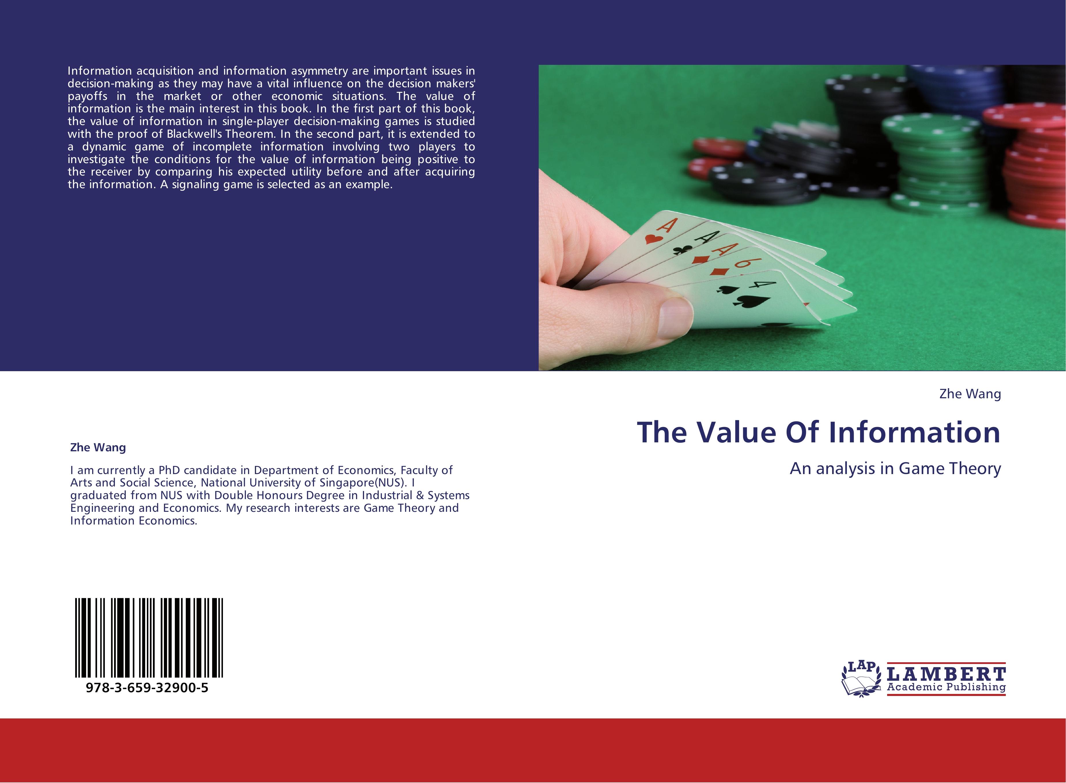 Vorderes Coverbild The Value Of Information