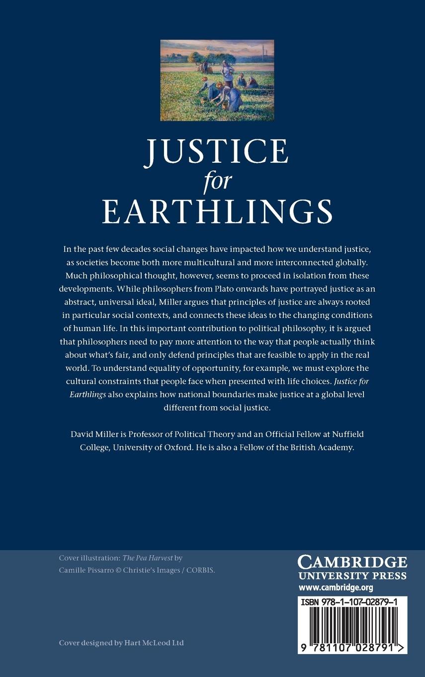 Rückseitencover Justice for Earthlings