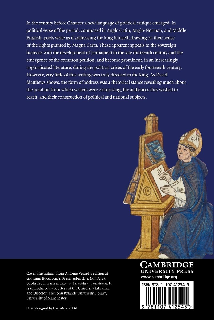 Rückseitencover Writing to the King