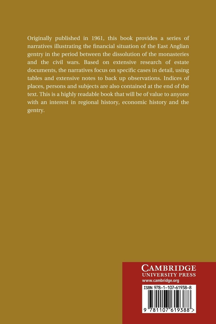 Rückseitencover The Wealth of the Gentry. Alan Simpson