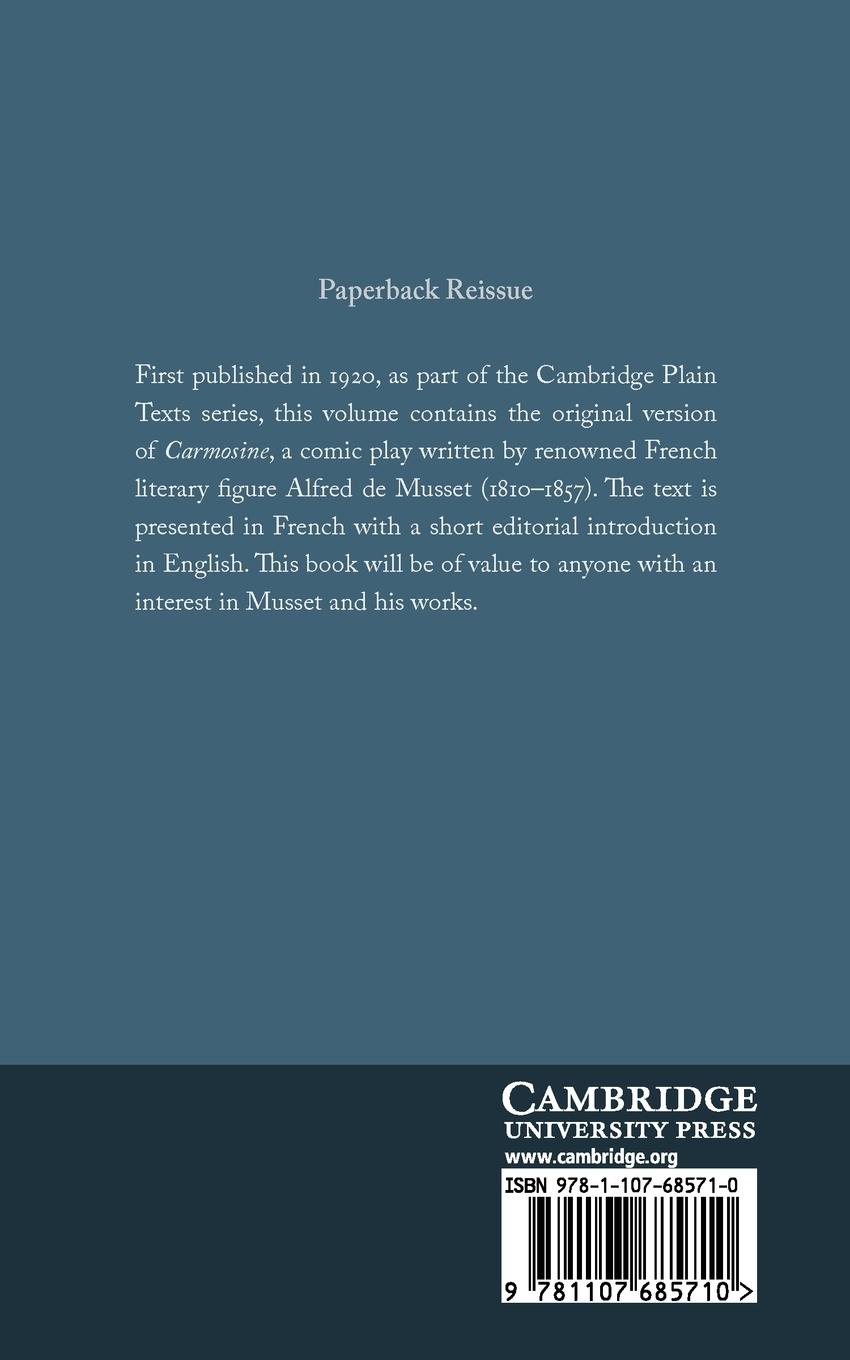 Rückseitencover Carmosine