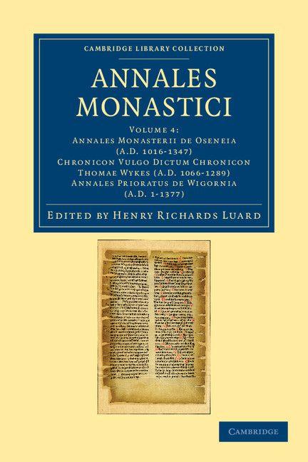 Vorderes Coverbild Annales Monastici - Volume 4