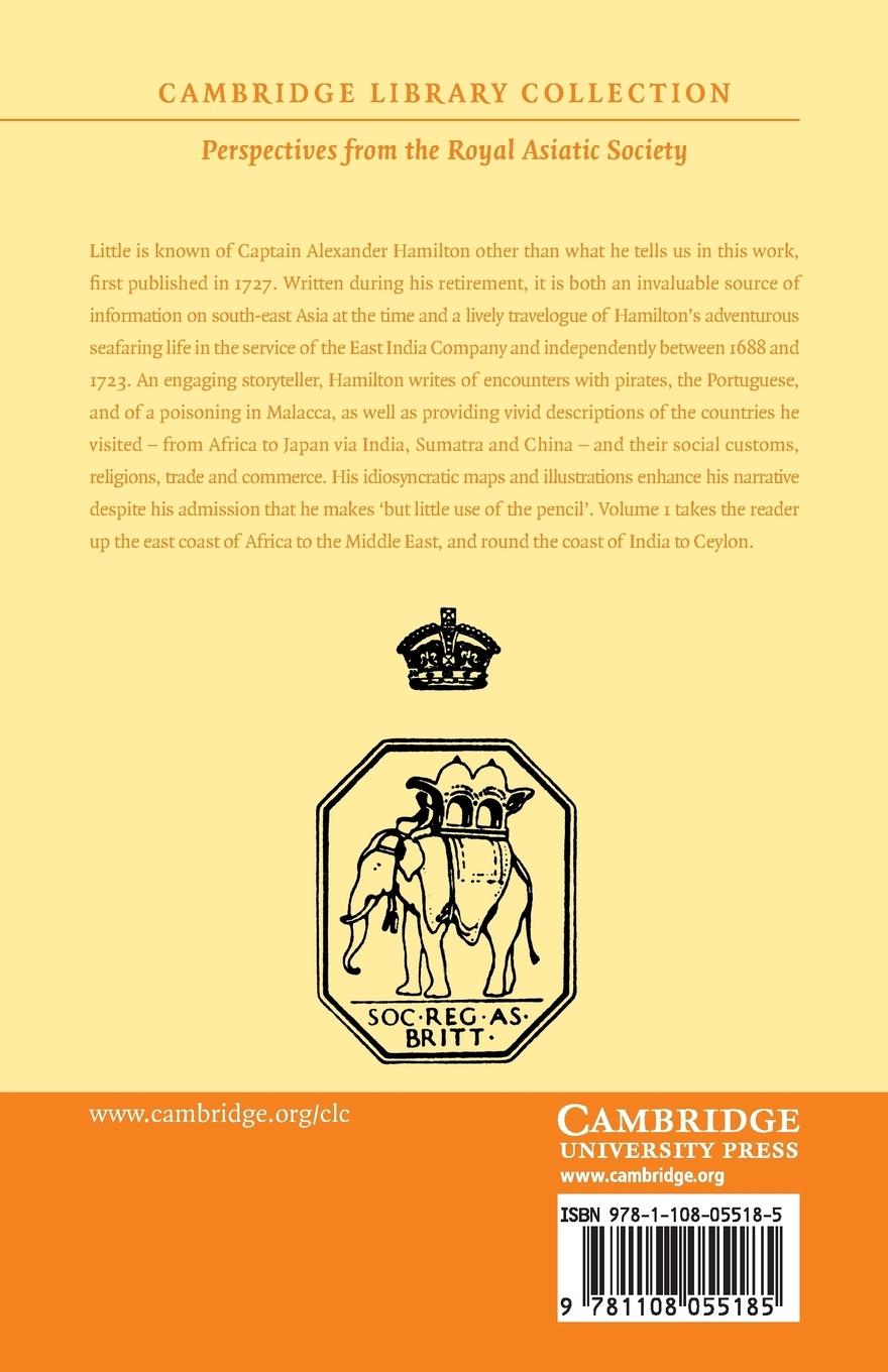 Rückseitencover A New Account of the East Indies