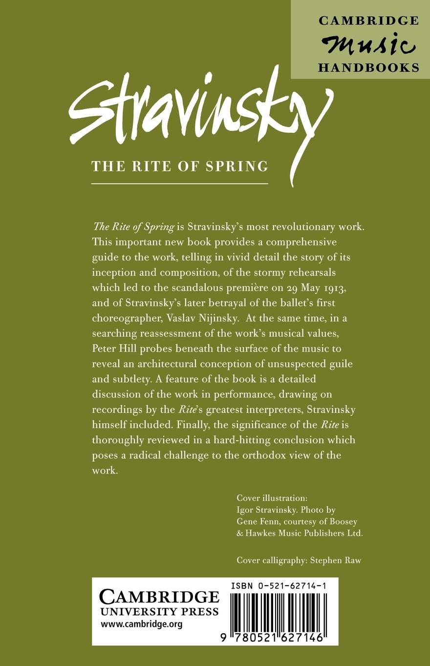 Rückseitencover Stravinsky