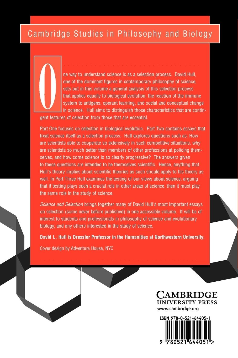 Rückseitencover Science and Selection