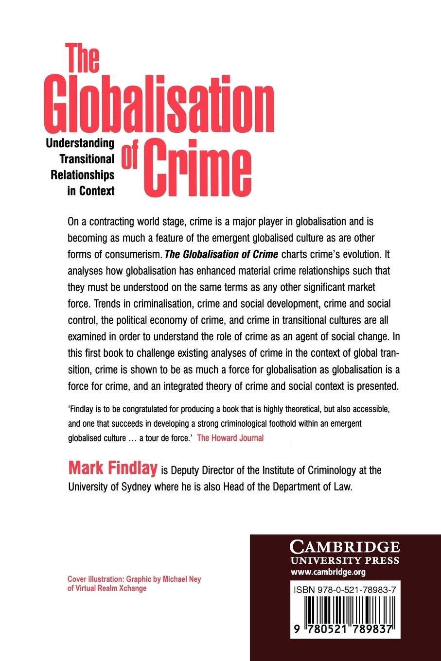 Rückseitencover The Globalisation of Crime