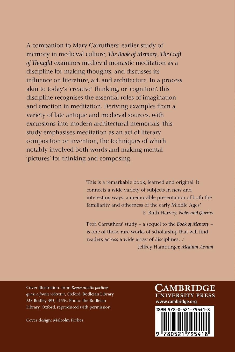 Rückseitencover The Craft of Thought