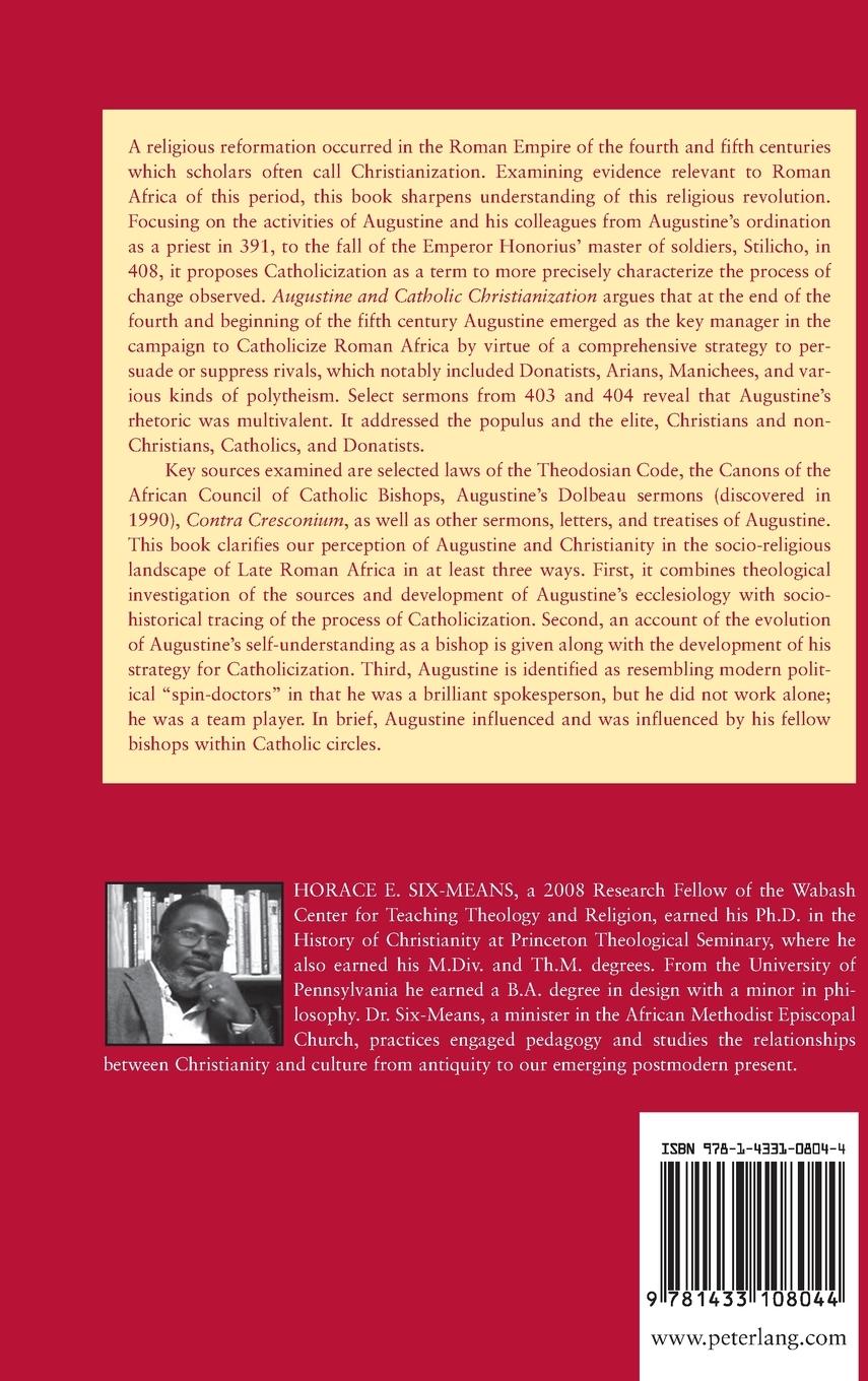 Rückseitencover Augustine and Catholic Christianization