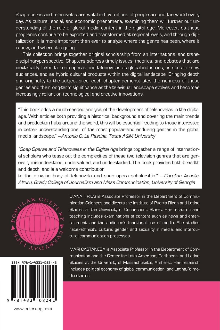 Rückseitencover Soap Operas and Telenovelas in the Digital Age