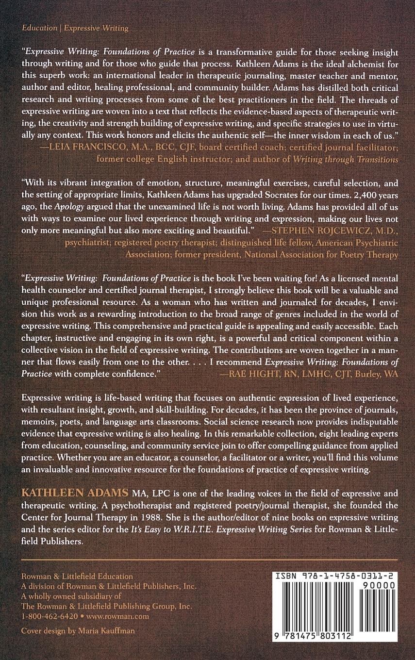 Rückseitencover Expressive Writing