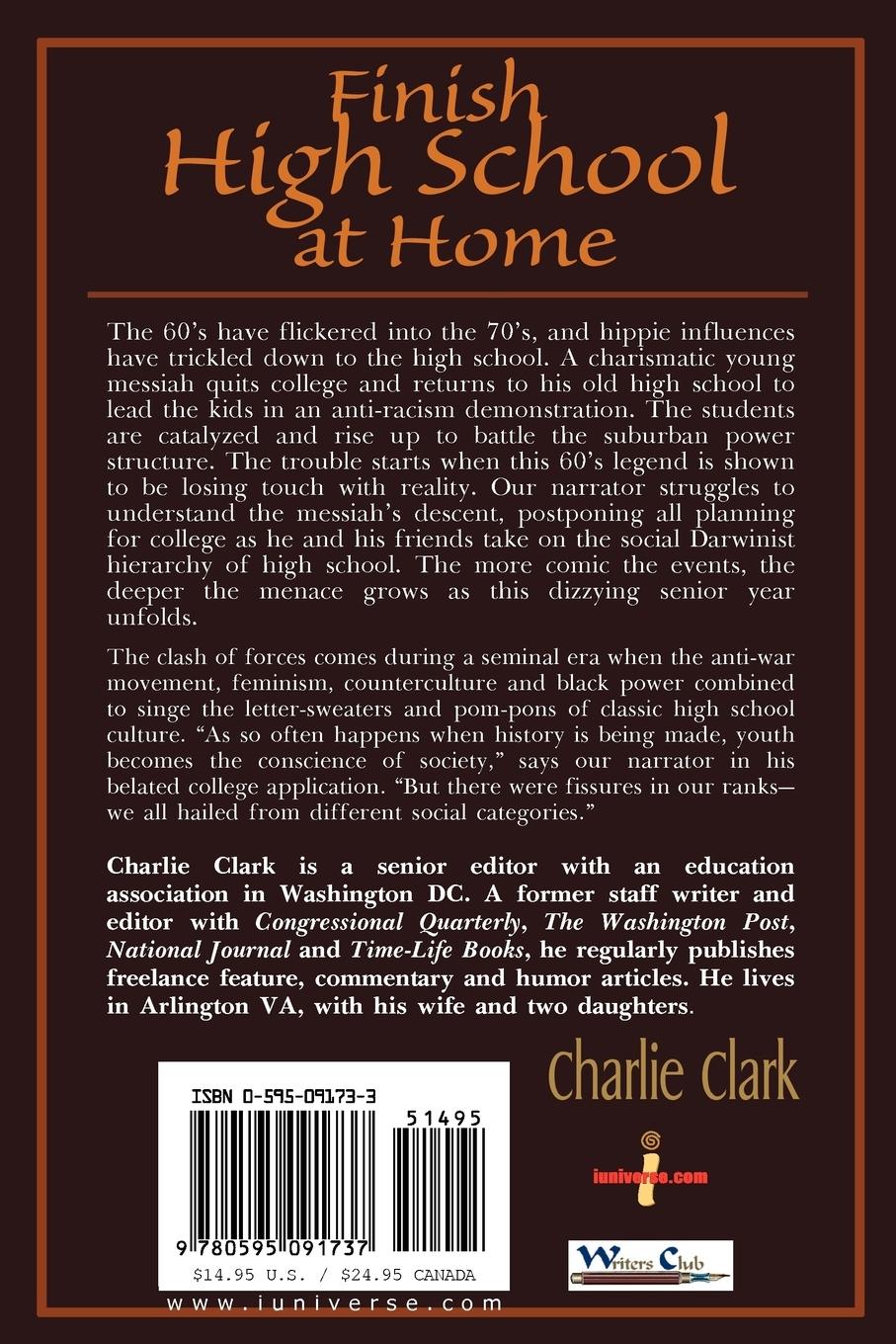 Rückseitencover Finish High School at Home