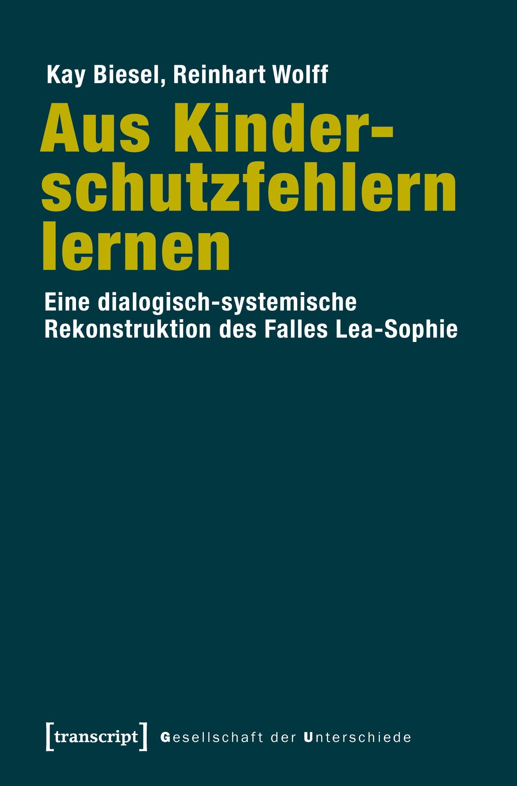 Vorderes Coverbild Aus Kinderschutzfehlern lernen