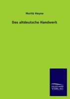 Vorderes Coverbild Das altdeutsche Handwerk