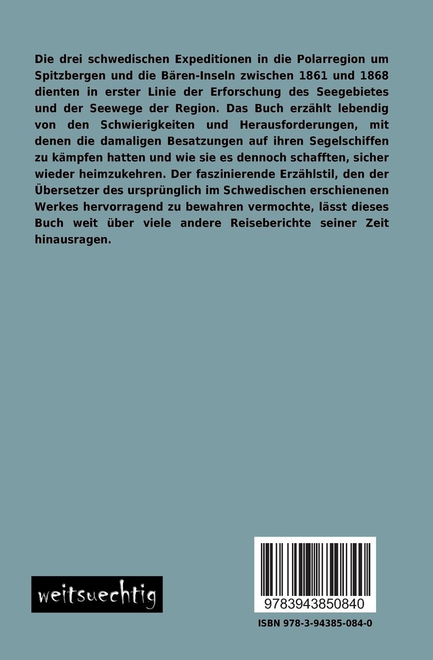 Rückseitencover Die schwedischen Expeditionen nach Spitzbergen und Bären-Eiland