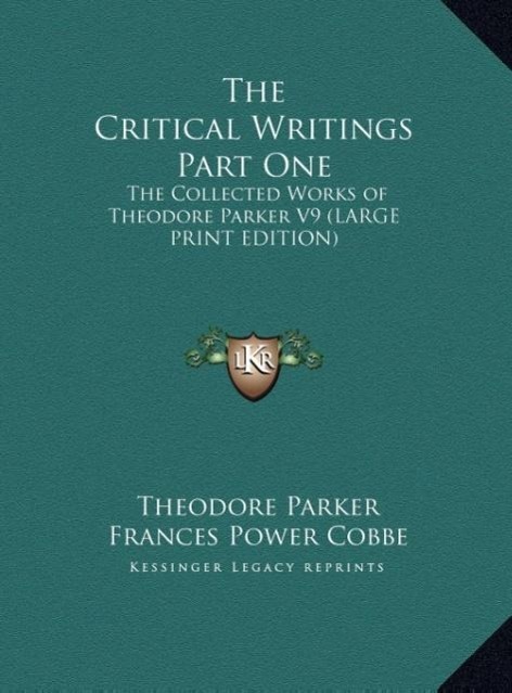 Vorderes Coverbild The Critical Writings Part One