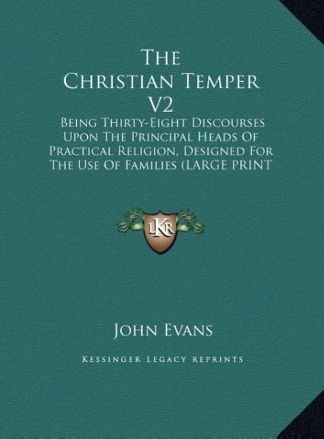 Vorderes Coverbild The Christian Temper V2