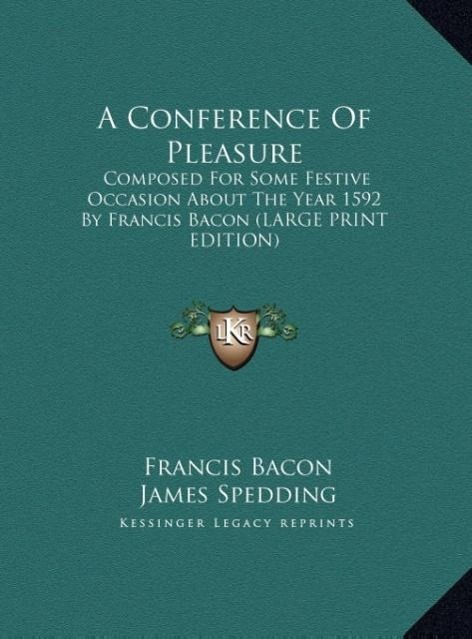 Vorderes Coverbild A Conference Of Pleasure