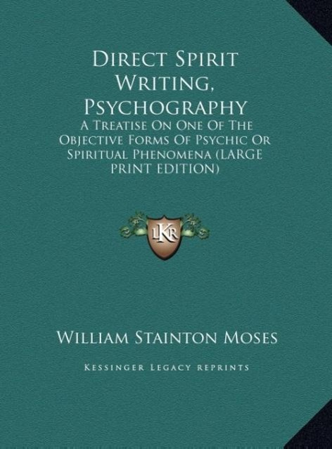 Vorderes Coverbild Direct Spirit Writing, Psychography