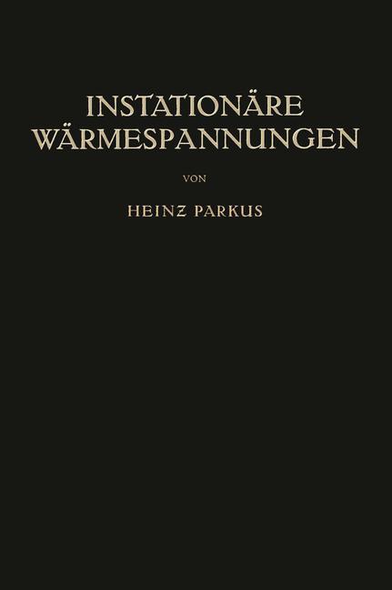 Vorderes Coverbild Instationäre Wärmespannungen