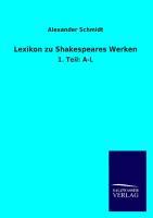 Vorderes Coverbild Lexikon zu Shakespeares Werken