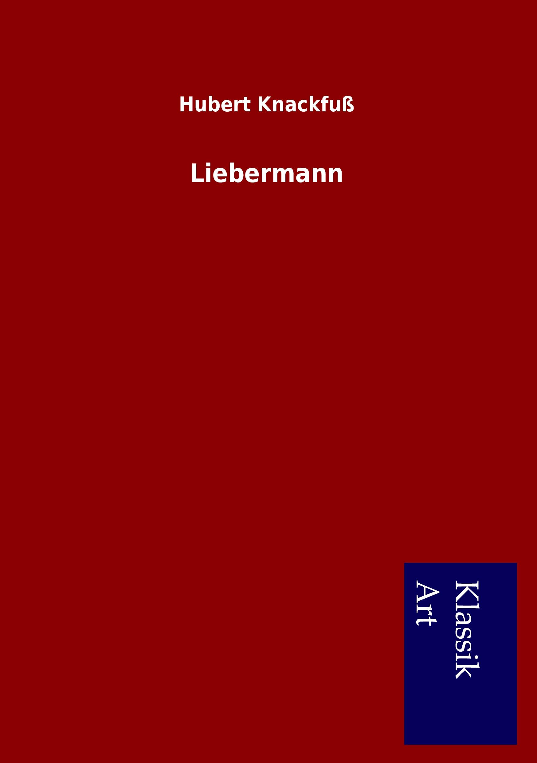 Vorderes Coverbild Liebermann