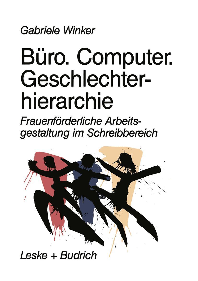 Vorderes Coverbild Büro. Computer. Geschlechterhierarchie
