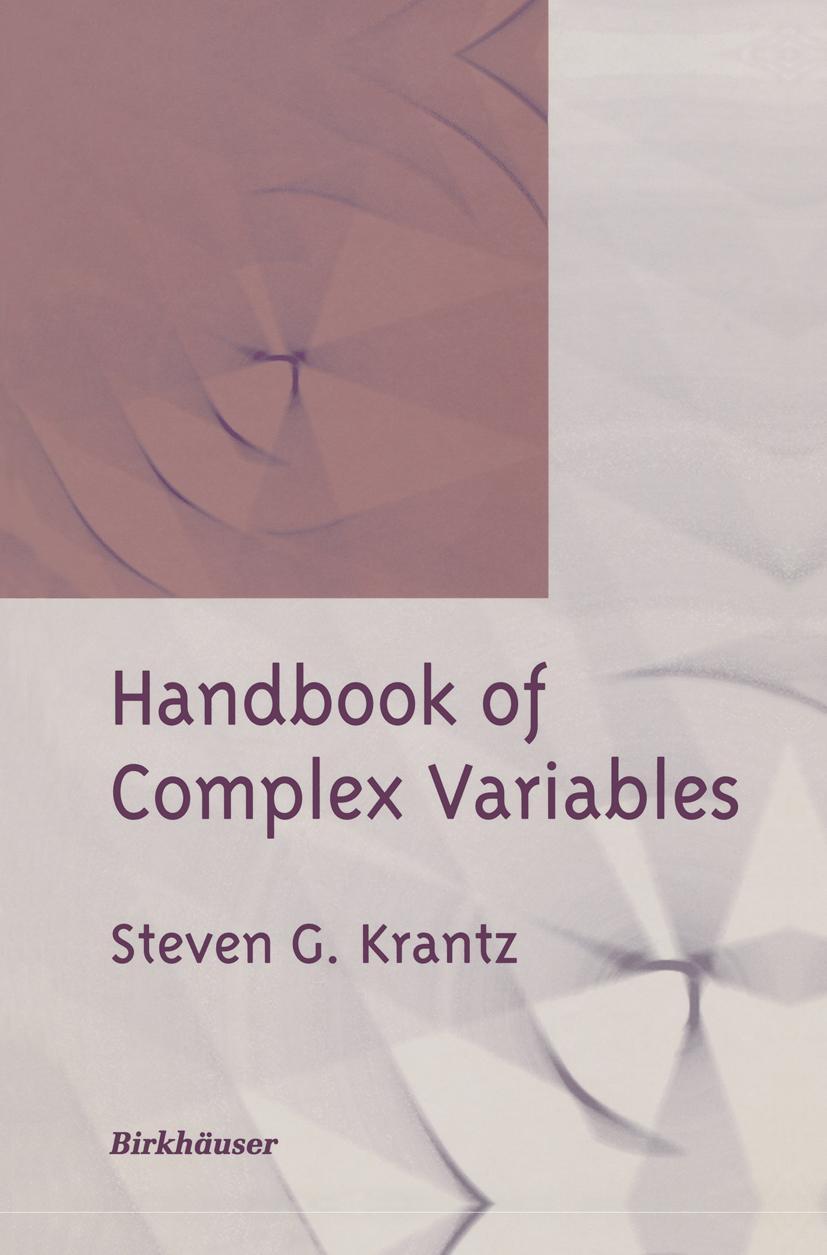 Vorderes Coverbild Handbook of Complex Variables