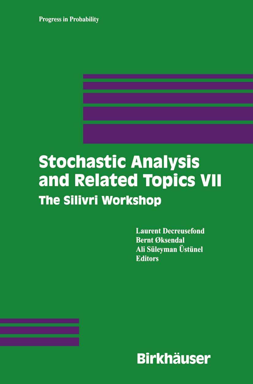 Vorderes Coverbild Stochastic Analysis and Related Topics VII