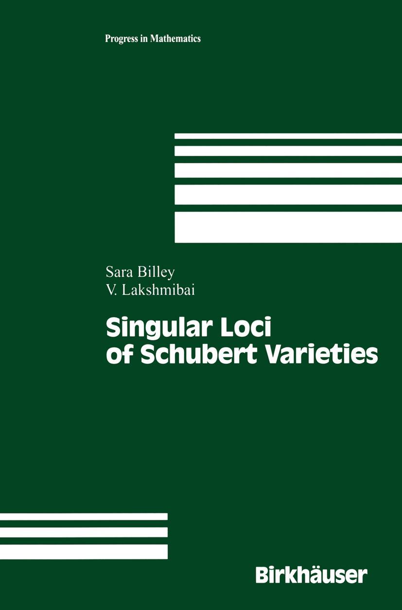 Vorderes Coverbild Singular Loci of Schubert Varieties