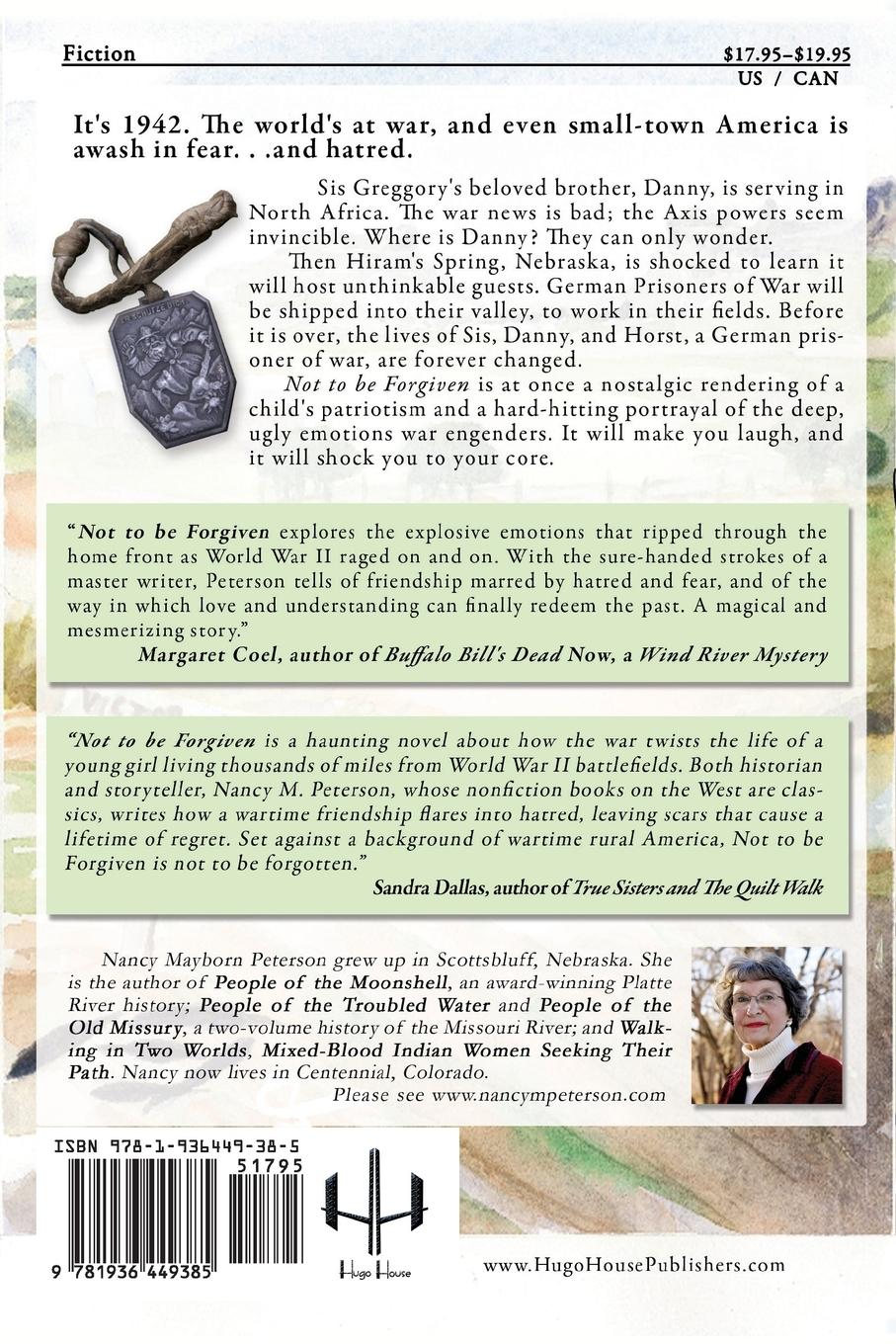 Rückseitencover Not to Be Forgiven