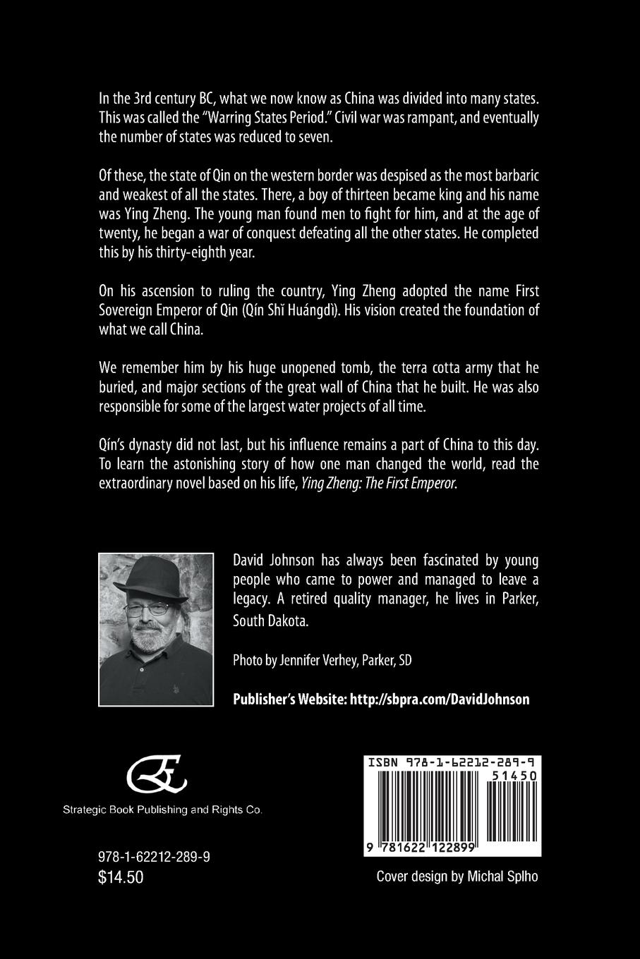 Rückseitencover Ying Zheng