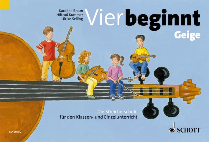 Vorderes Coverbild Vier beginnt
