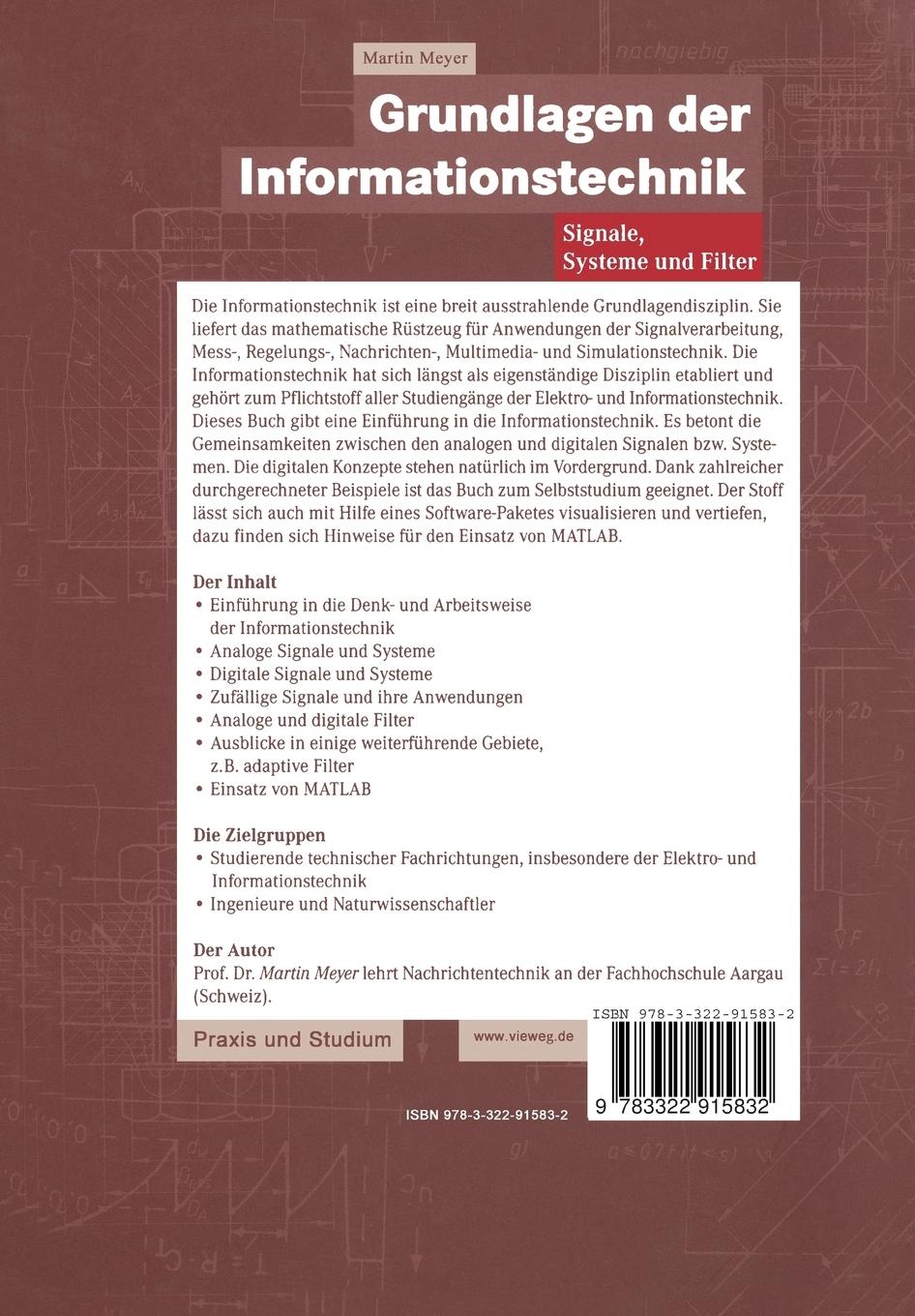 Rückseitencover Grundlagen der Informationstechnik