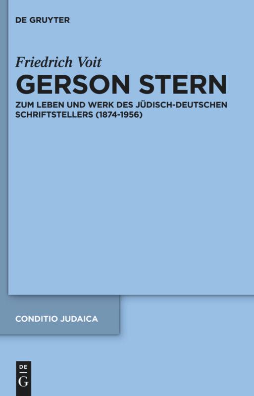 Vorderes Coverbild Gerson Stern